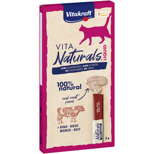 Vitakraft Vita Naturals liquid snack m. okse - 75 g.