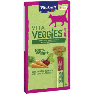 Vitakraft Vita Veggies Liquid snack m. gulerod og rødbede - 90 g.